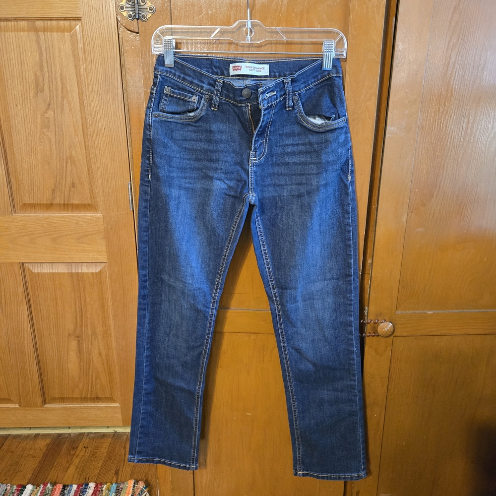 Levi's Kids Dark Blue Jeans Size 14 Slim